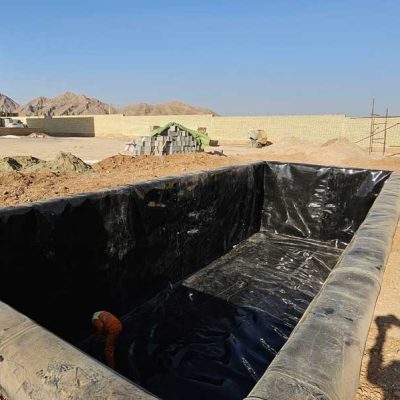 عایق استخر ذخیره آب اتشنشانی