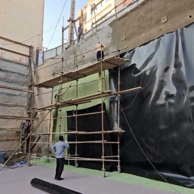 استفاده از ورق ژئوممبران برای عایق گود برداری